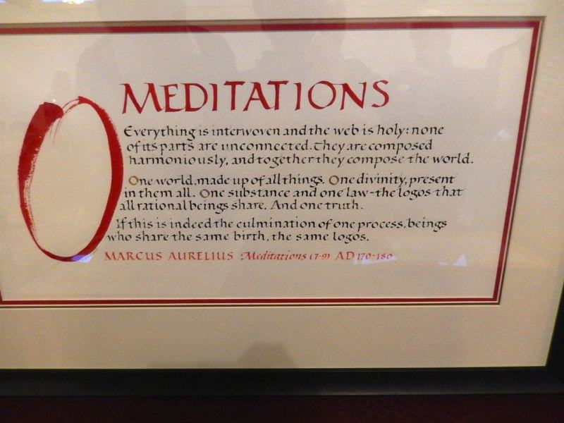 Marcus Aurelius quote by CSO member Rick Draffin