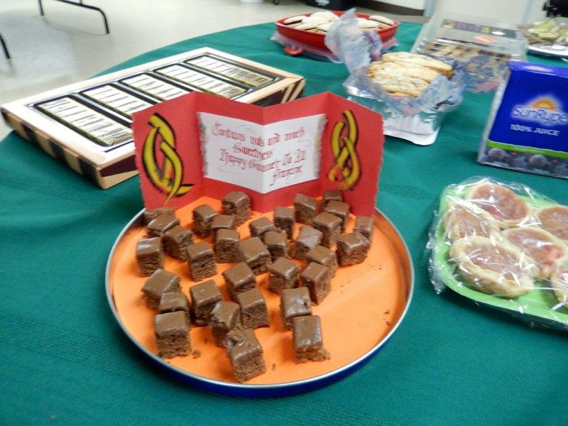 Sweets and treats at the snack table