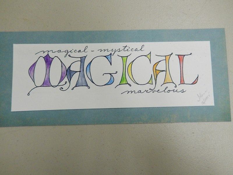 Gallery table submission by CSO member Ilona Scott