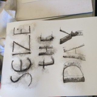 Displayed work at Amity Erwin Parks' workshop 'A sharp pencil and a keen eye'