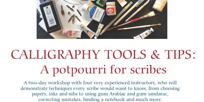 EVENT CANCELLED:  Calligraphy Tools & Tips promotional image