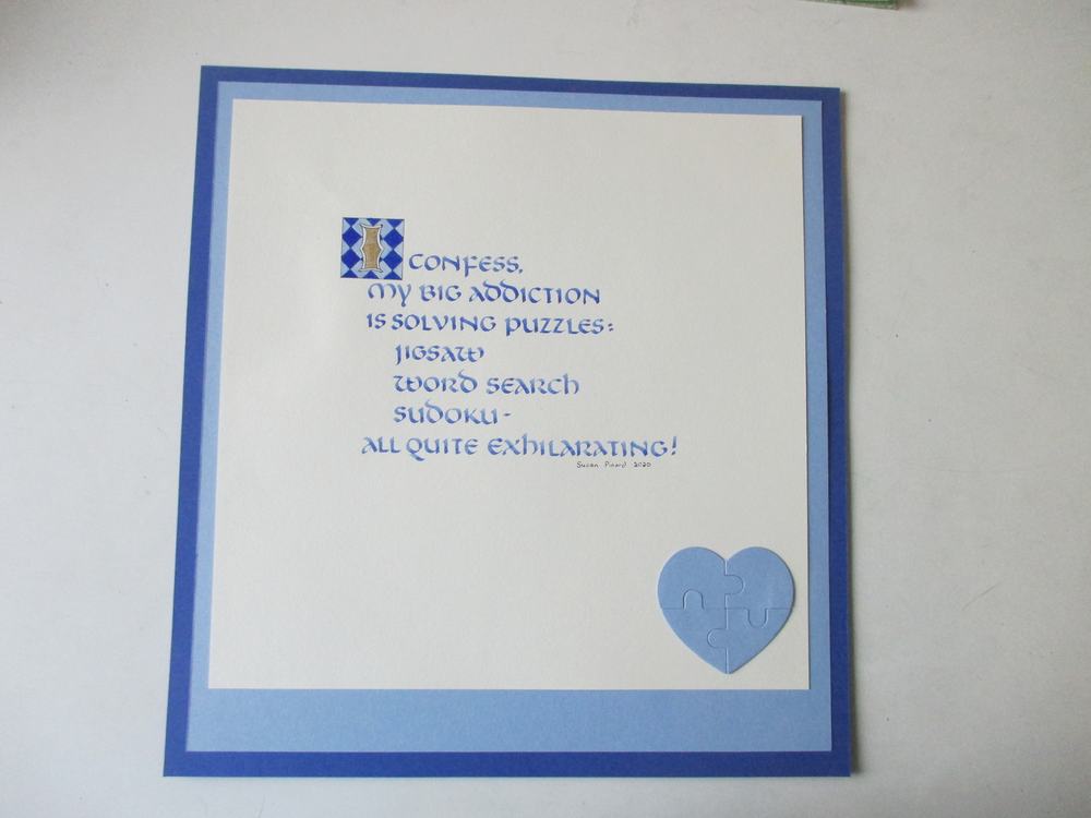 Susan Pinard - Alphabet Sentence